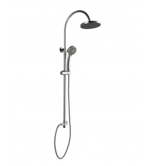 عمود دش كروم مربع مع لي و سماعة دش يورو ستار إيطالي # LB-05